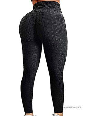 Butt Lifting Leggings for Women Tummy Control High Waisted Scrunch Booty Gym